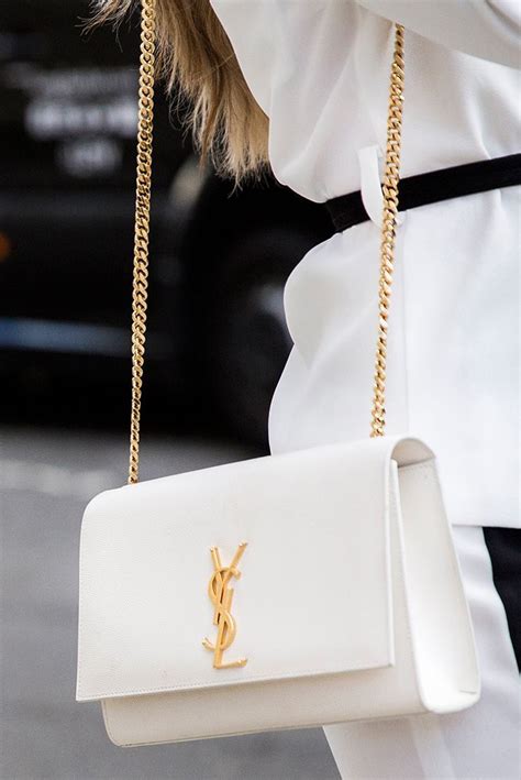 witte ysl tas|HANDBAGS .